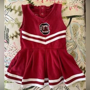 6-9 month Carolina Gamecock Cheer outfit